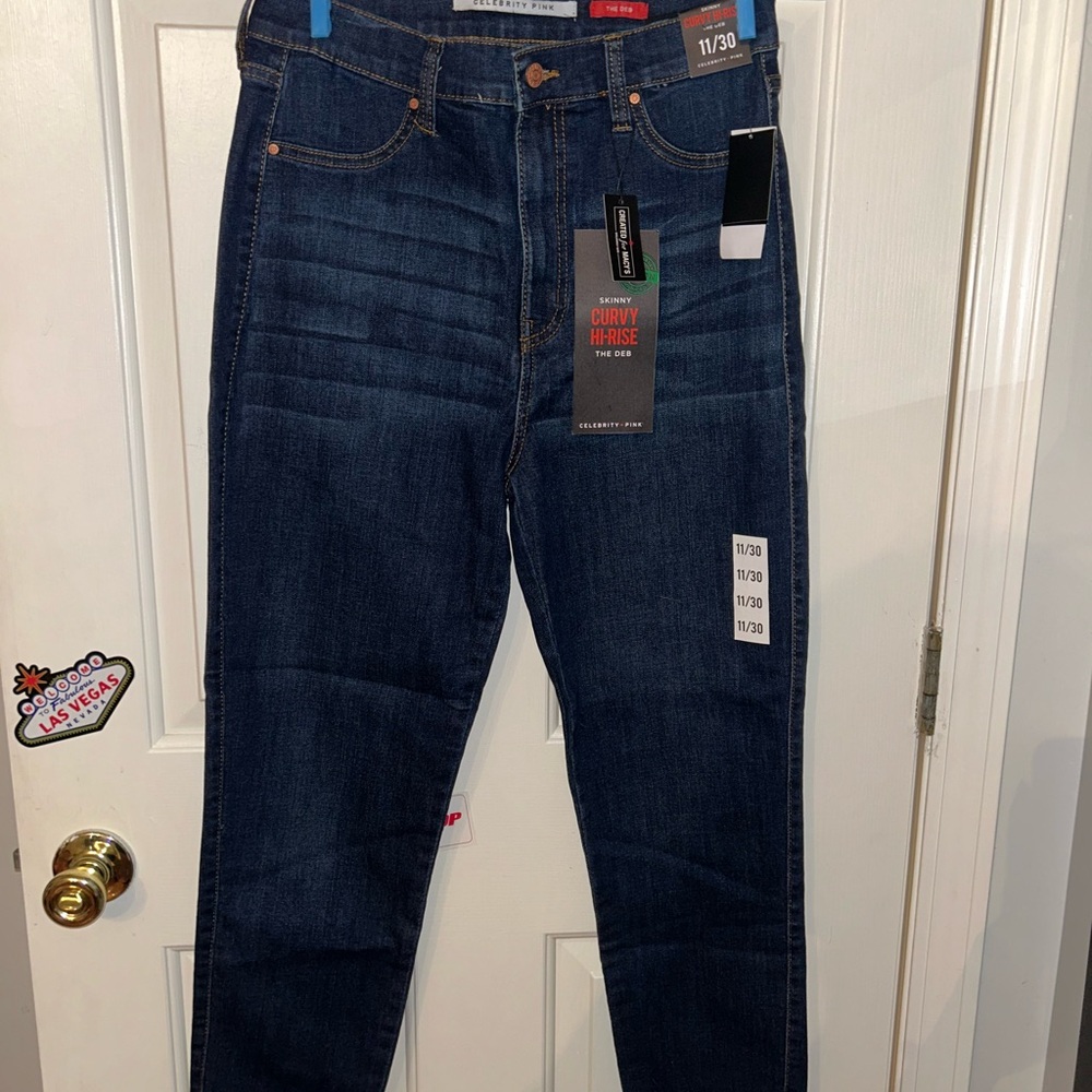 Celebrity Pink blue jeans